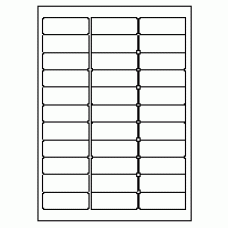 444 - Label Size 63.5mm x 24mm - 33 labels per sheet